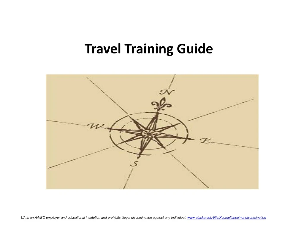 travel training guide