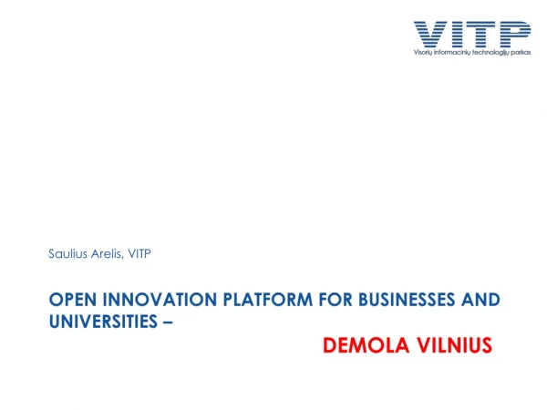 Open innovation platform for businesses and universities – Demola Vilnius