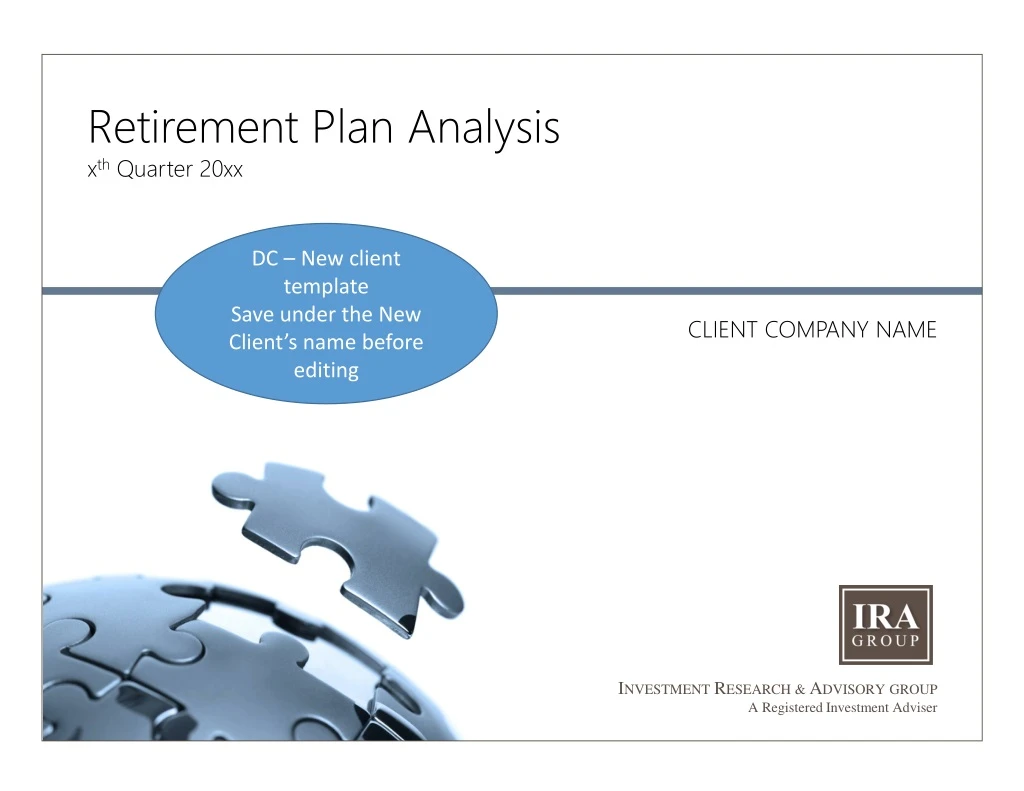 retirement plan analysis