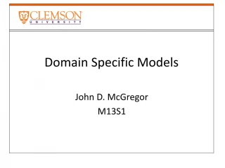 Eclipse Tool Development for Domain-Specific Models - slide 1