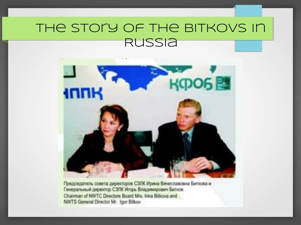 the story of the bitkovs in russia