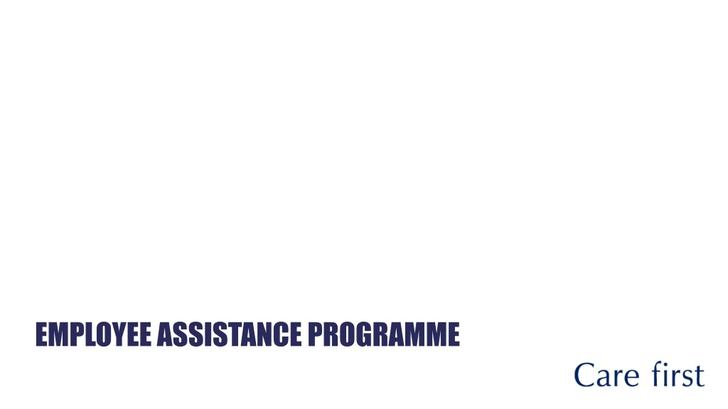 employee assistance programme