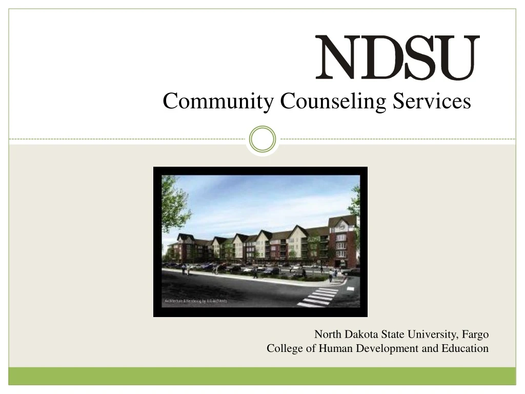 community counseling services