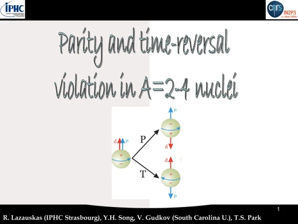 Parity and time-reversal violation in A=2-4 nuclei