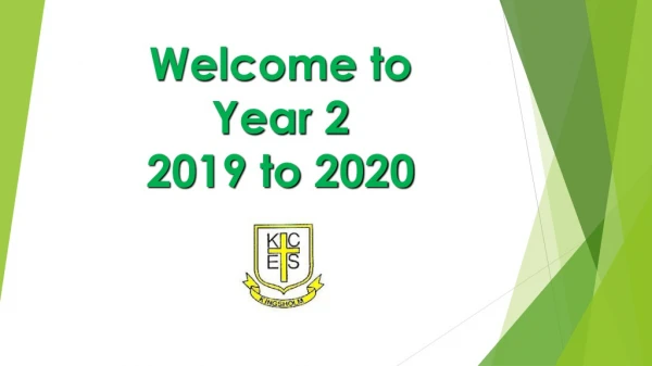 Welcome to Year 2 2019 to 2020