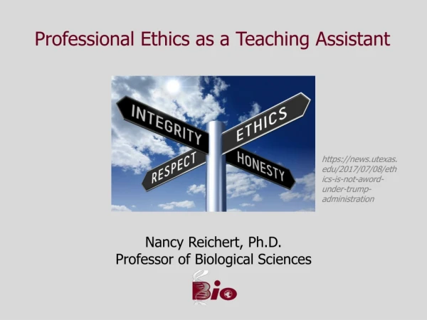 Professional Ethics as a Teaching Assistant