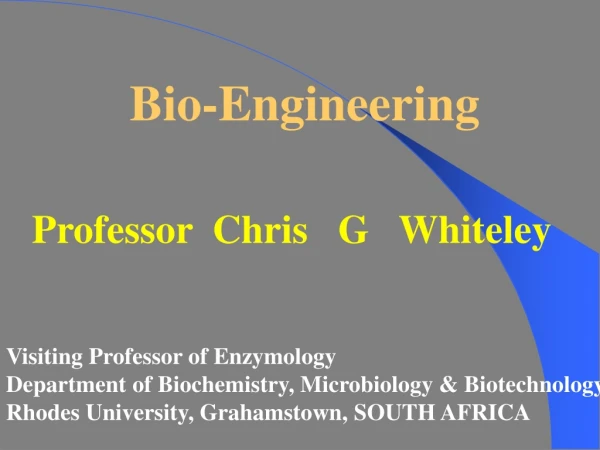 Bio-Engineering