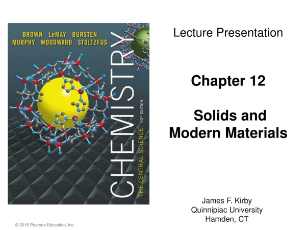 Chapter 12 Solids and Modern Materials