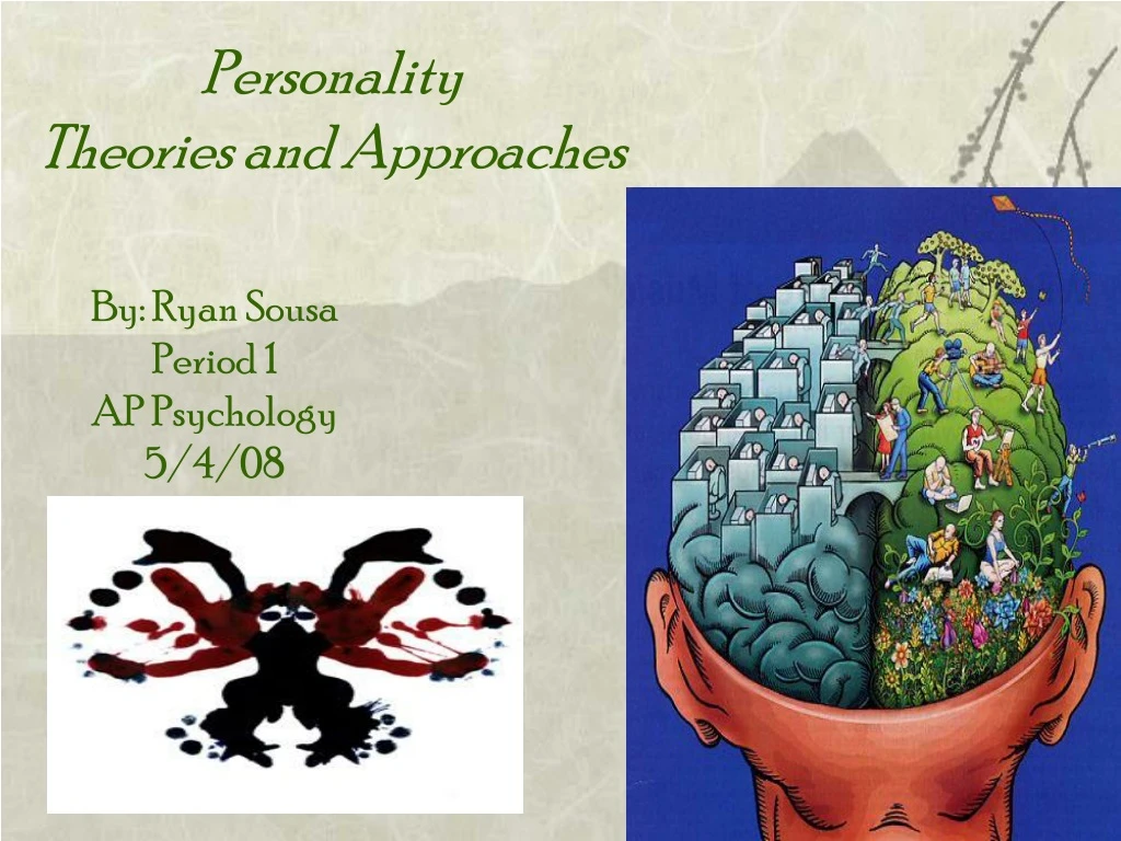 personality theories and approaches