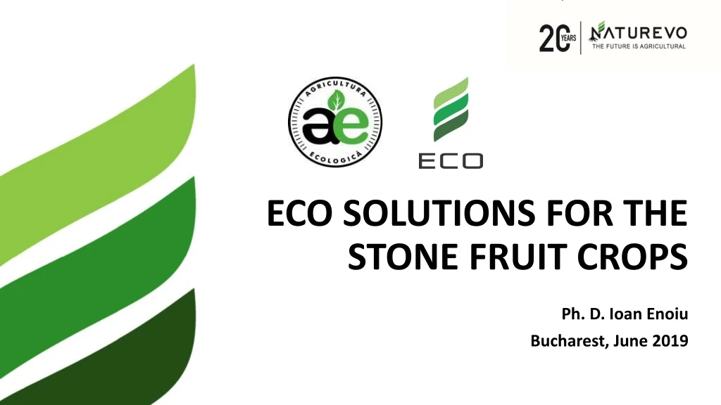 eco solutions for the stone fruit crops