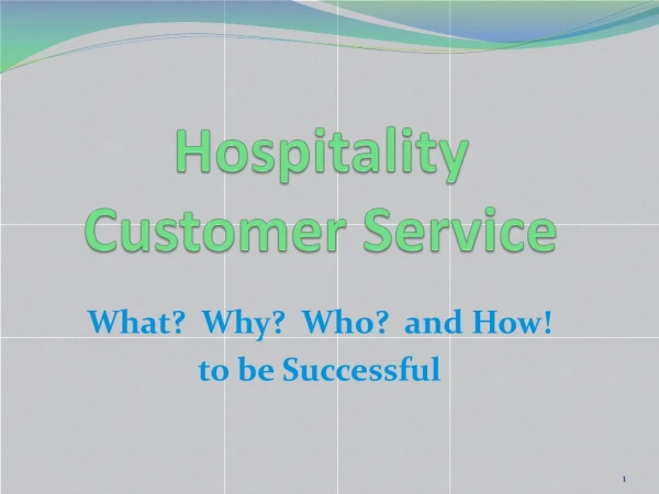 Hospitality Customer Service