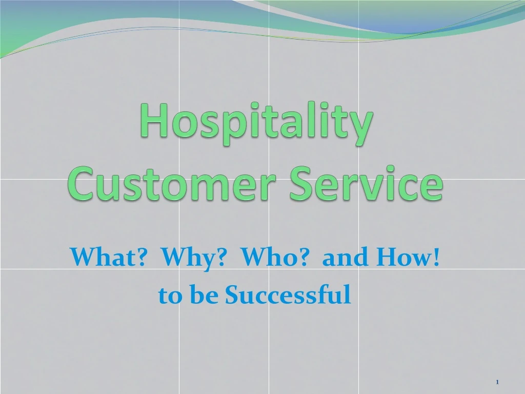 hospitality customer service