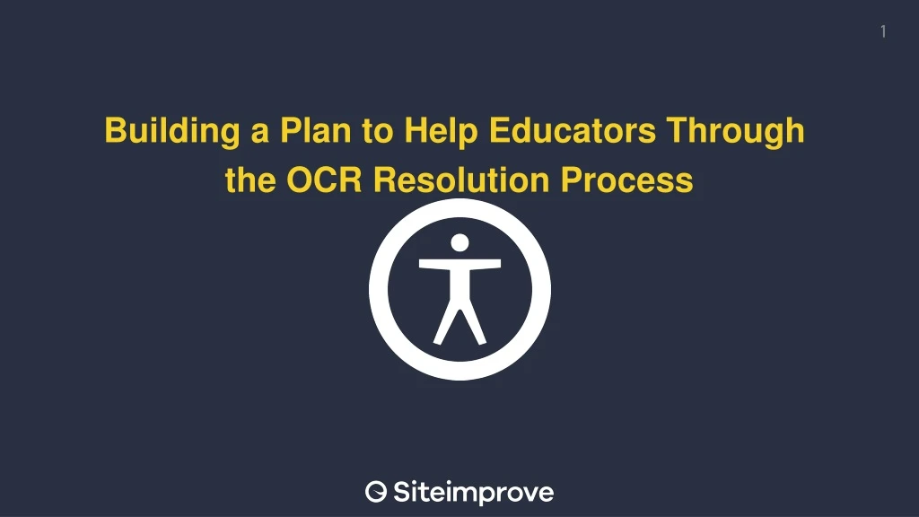 building a plan to help educators through
