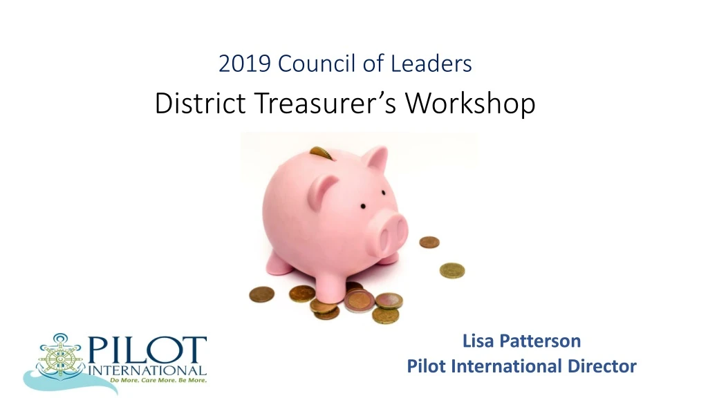 2019 council of leaders district treasurer s workshop