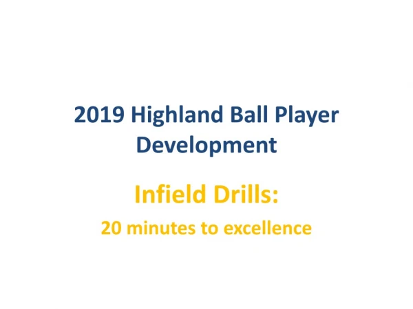 2019 Highland Ball Player Development