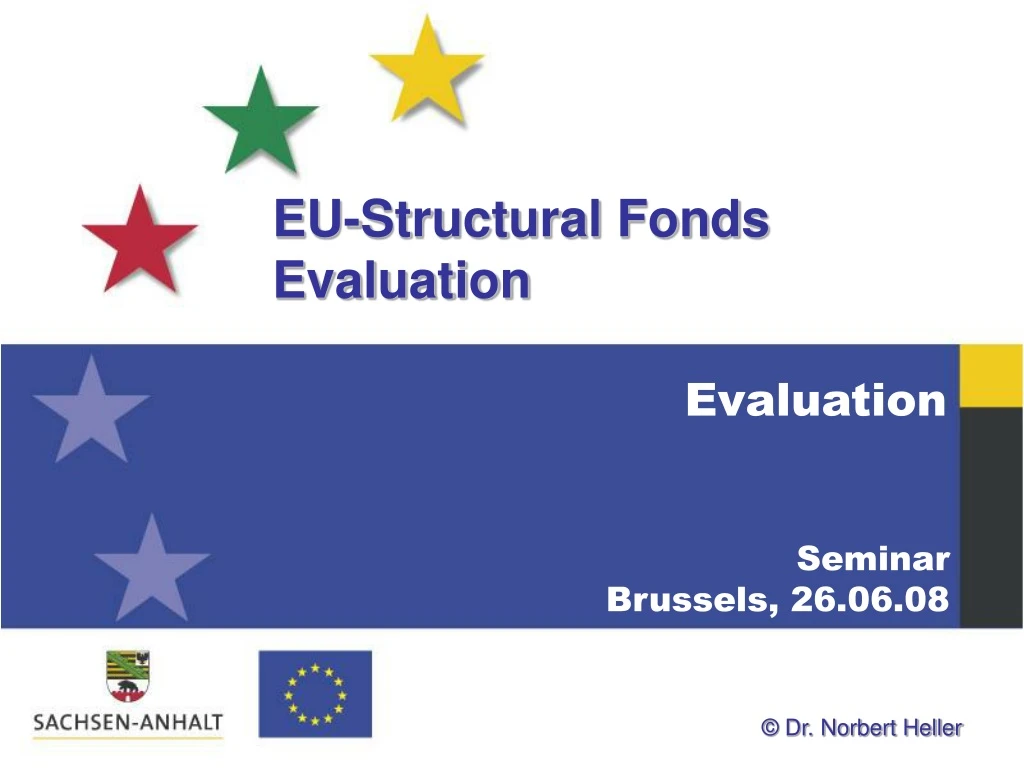 eu structural fonds evaluation