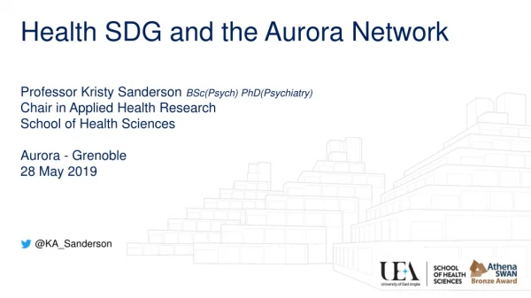 Health SDG and the Aurora Network