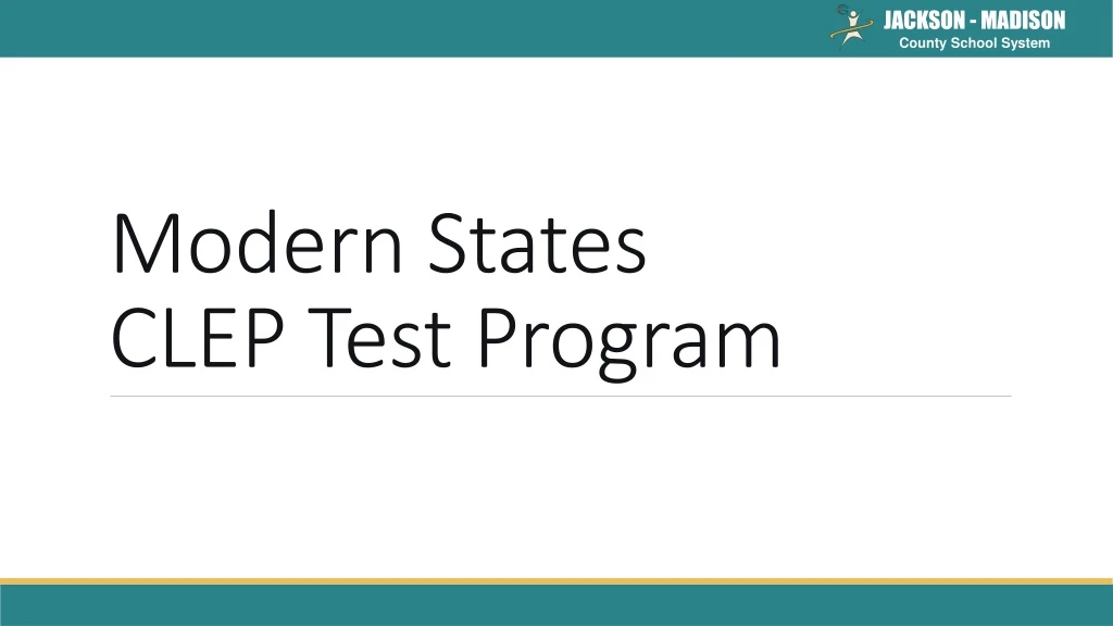 modern states clep test program