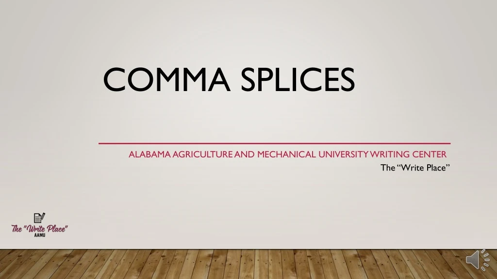 comma splices