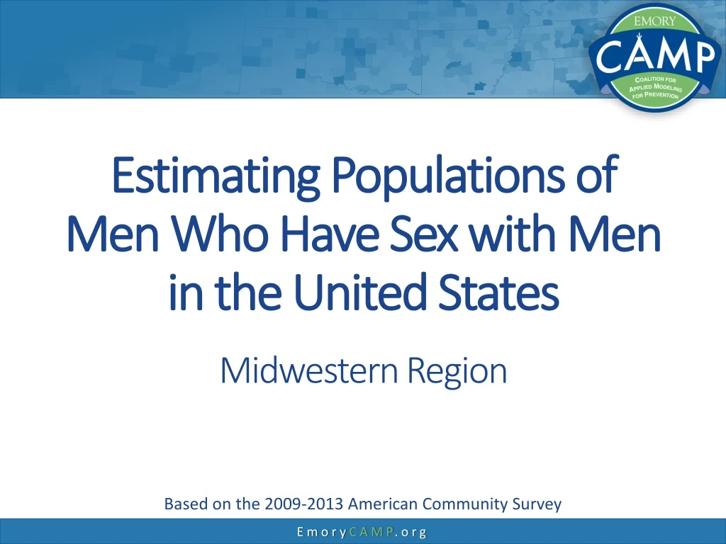 estimating populations of men who have sex with men in the united states midwestern region