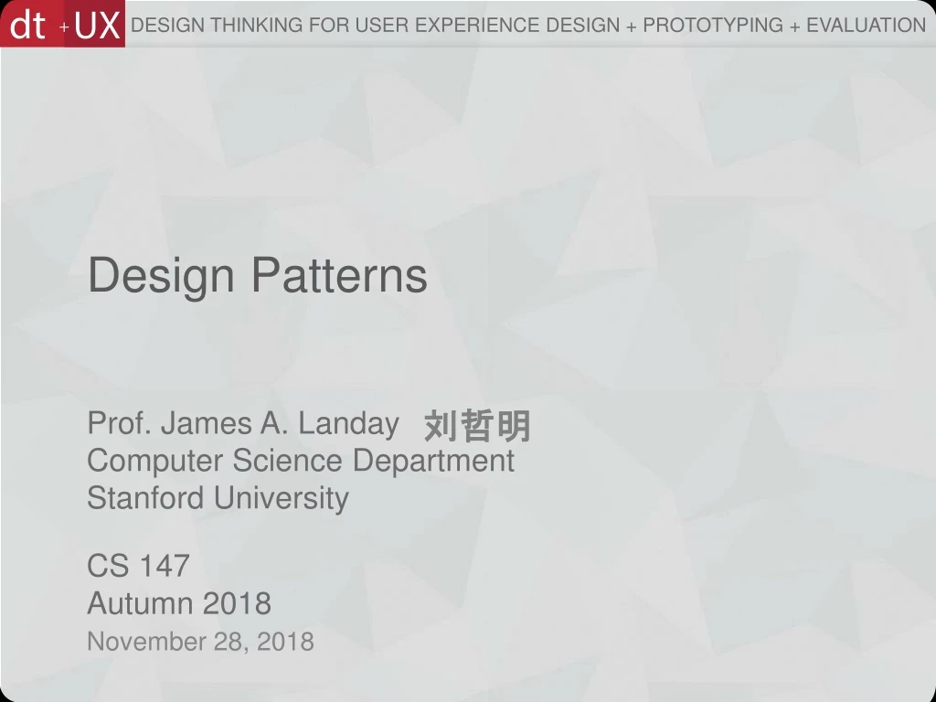 design patterns