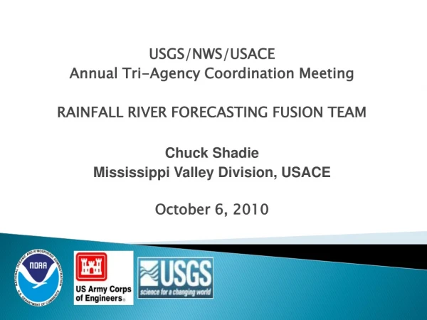 USGS/NWS/USACE Annual Tri-Agency Coordination Meeting RAINFALL RIVER FORECASTING FUSION TEAM
