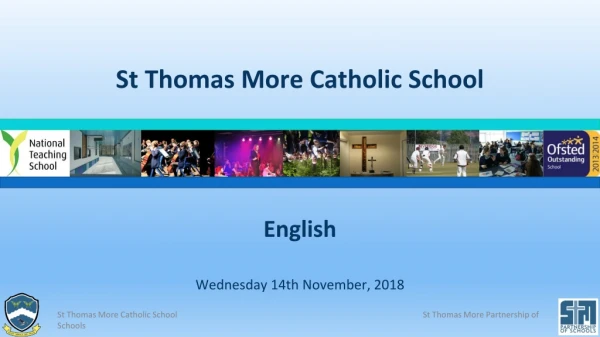St Thomas More Catholic School