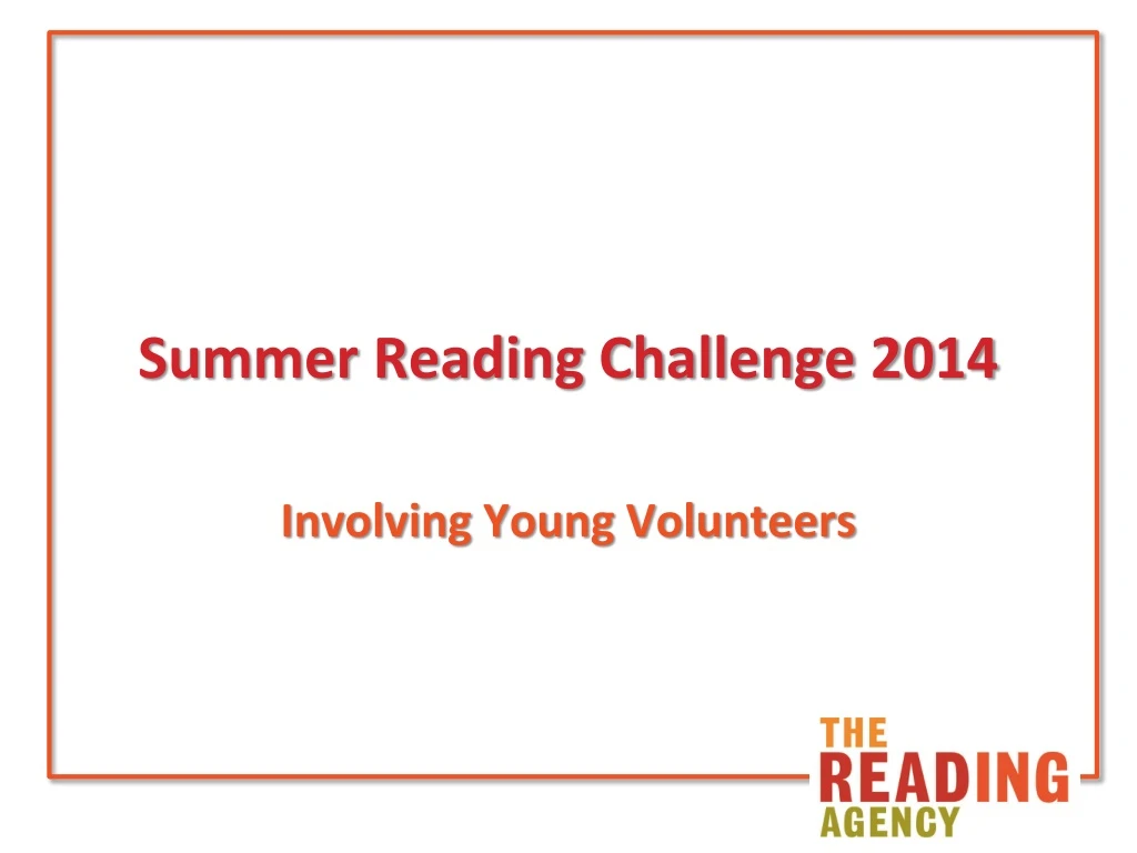 summer reading challenge 2014