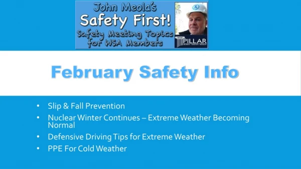 Slip &amp; Fall Prevention Nuclear Winter Continues – Extreme Weather Becoming Normal