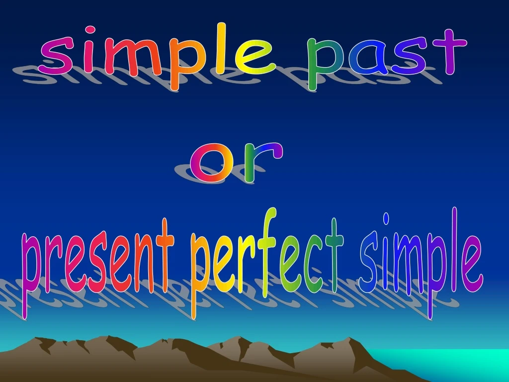 simple past