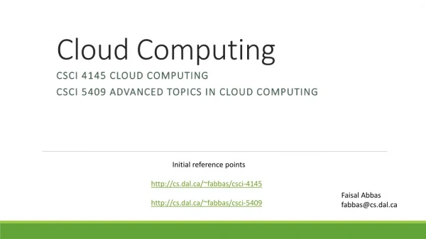 Cloud Computing