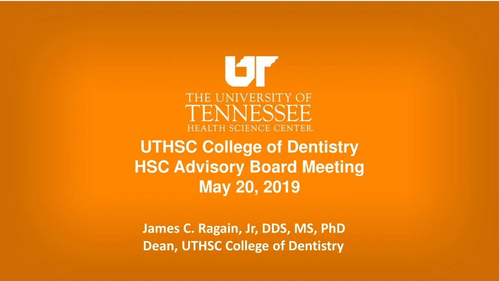 uthsc college of dentistry hsc advisory board