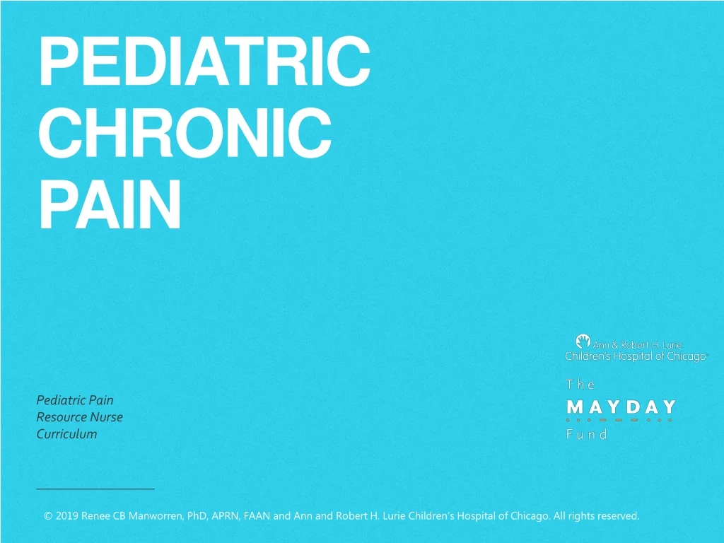 pediatric chronic pain