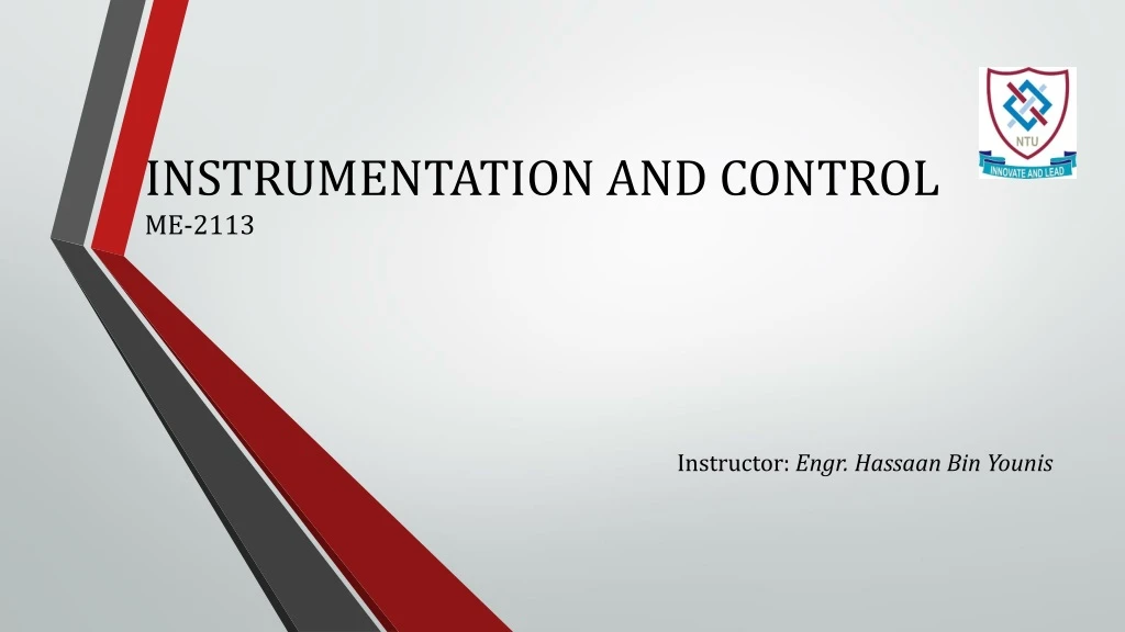 instrumentation and control me 2113