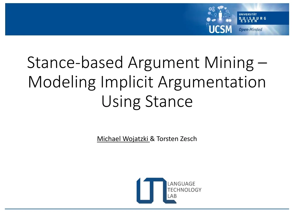 stance based argument mining modeling implicit argumentation using stance