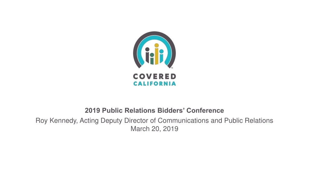 2019 public relations bidders conference