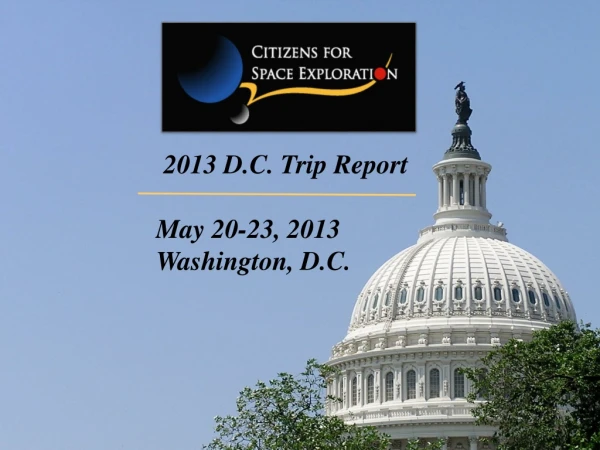2013 D.C. Trip Report
