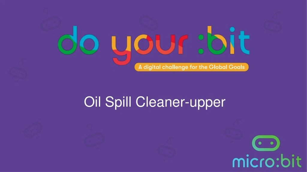 oil spill cleaner upper