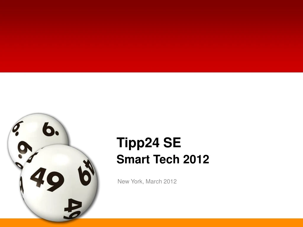 tipp24 se smart tech 2012