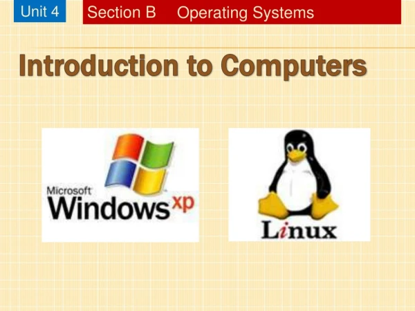 Introduction to Computers