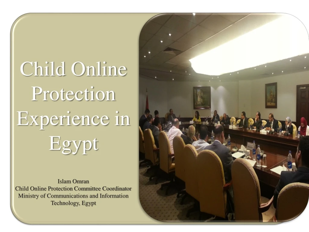 child online protection experience in egypt islam