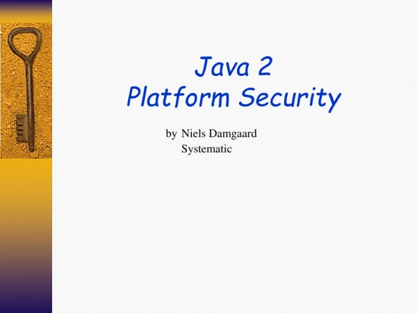 Java 2 Platform Security