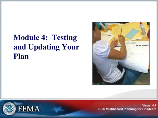 Module 4: Testing and Updating Your Plan