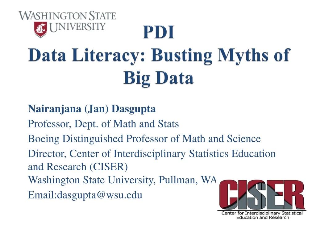 pdi data literacy busting myths of big data