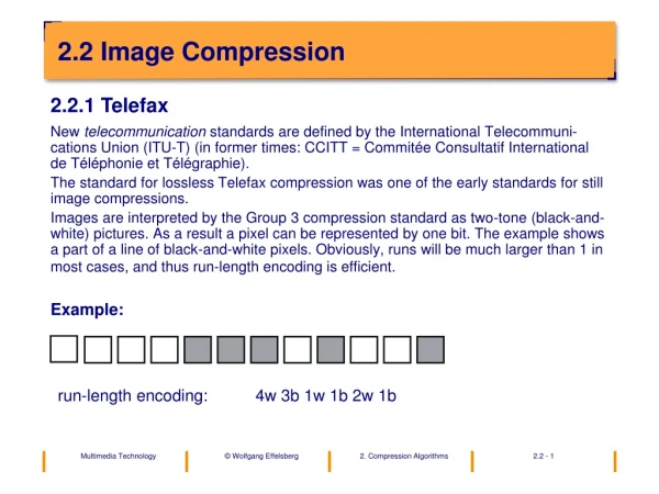 2.2 Image Compression