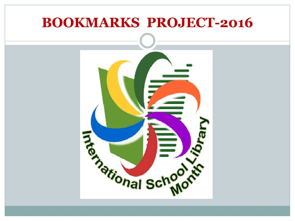 bookmarks project 2016