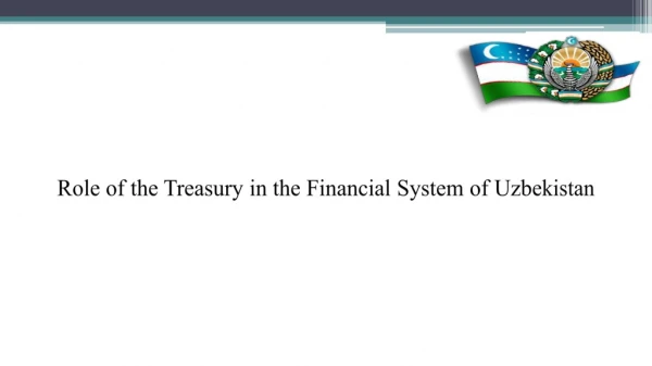 Role of the Treasury in the Financial System of Uzbekistan