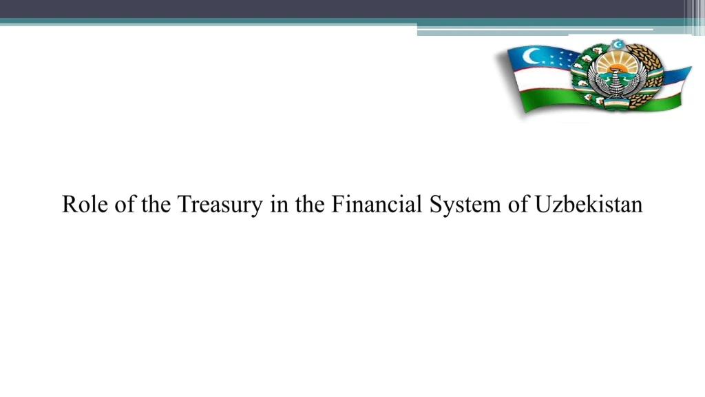 role of the treasury in the financial system