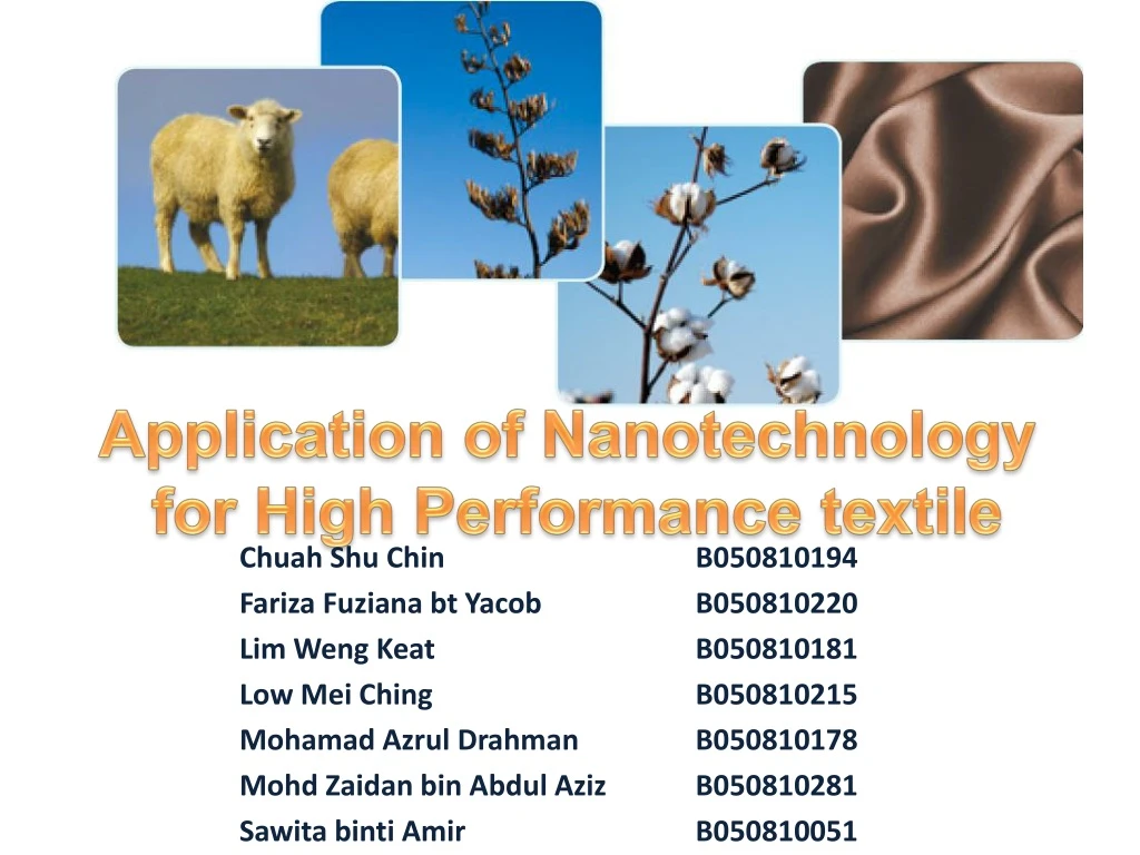 application of nanotechnology for high