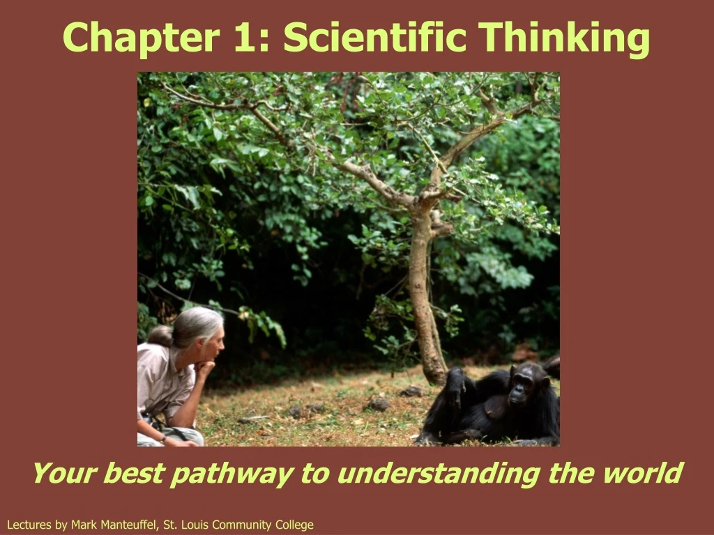chapter 1 scientific thinking
